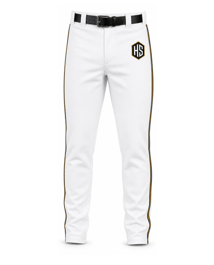White Baseball Baseball Pants